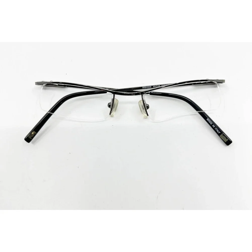 Max Mara MM4029 Eyeglasses Frames Womens Silver Half Rim 49-19-138 15282